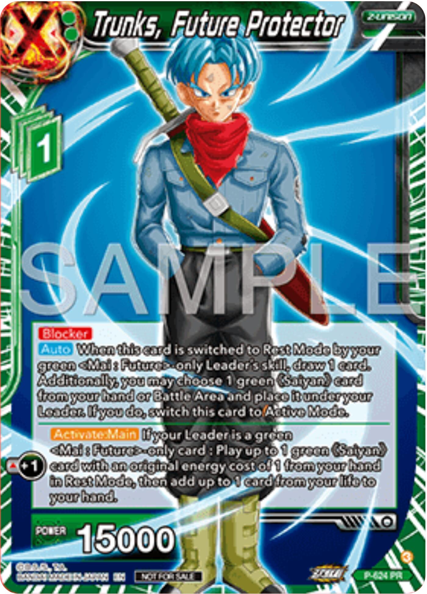 Trunks, Future Protector (P-424) [Promotion Cards] | Mindsight Gaming