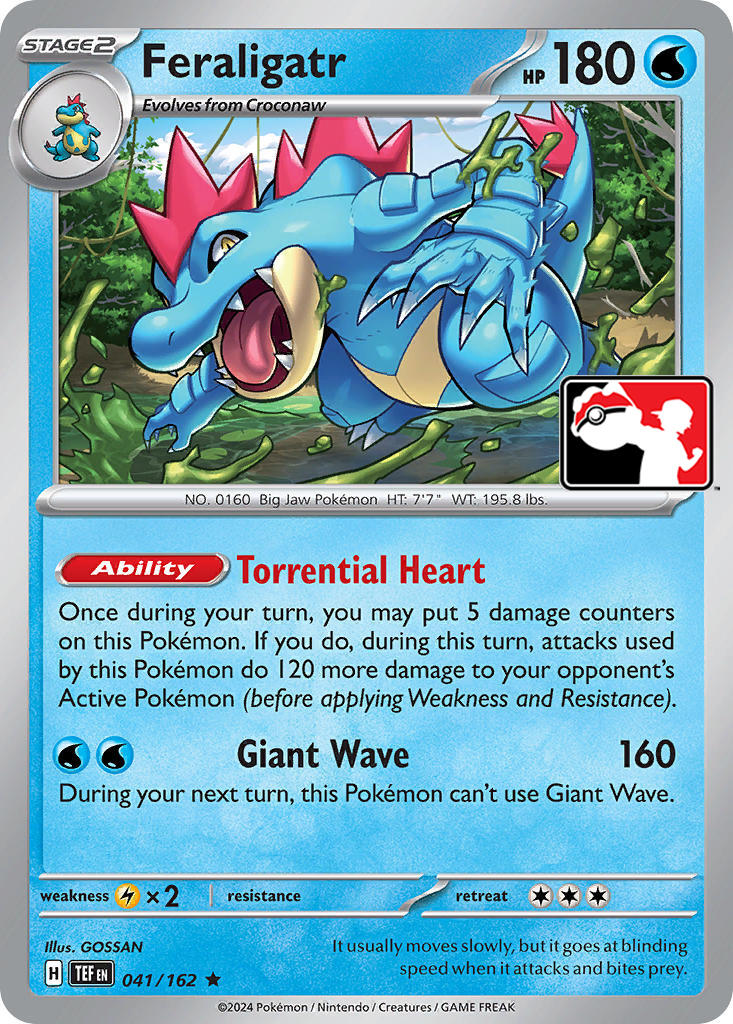 Feraligatr (041/162) [Prize Pack Series Five] | Mindsight Gaming