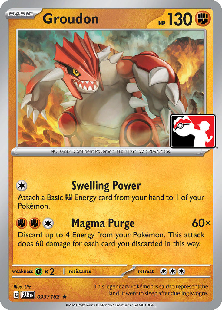 Groudon (093/182) [Prize Pack Series Five] | Mindsight Gaming