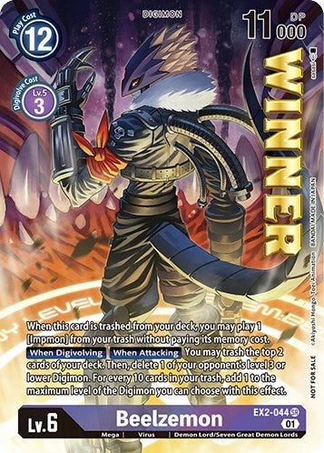 Beelzemon [EX2-044] (April 2023 Beelzemon Special) [Starter Deck: Beelzemon Advanced Deck Set Pre-Release Cards] | Mindsight Gaming