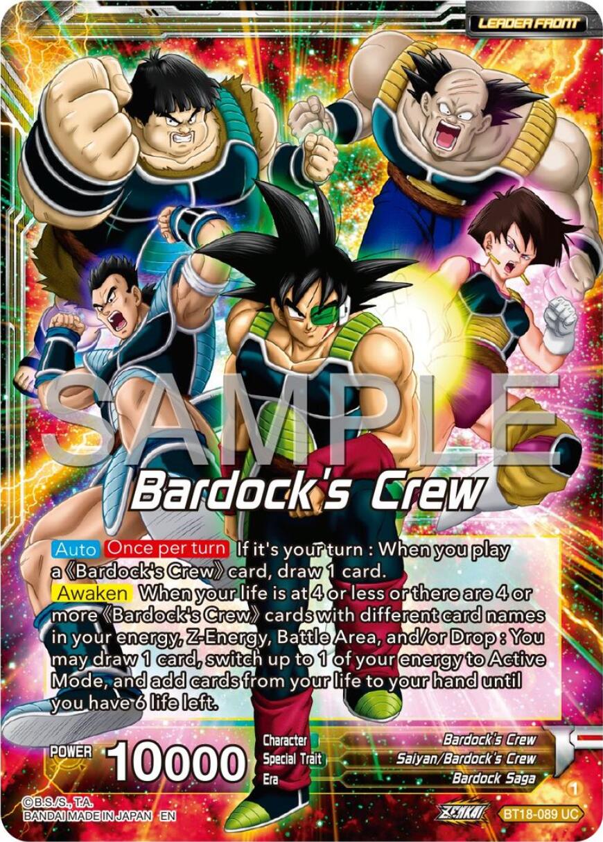 Bardock's Crew // Bardock, Inherited Will (BT18-089) [Premium 7th Anniversary Box 2024] | Mindsight Gaming