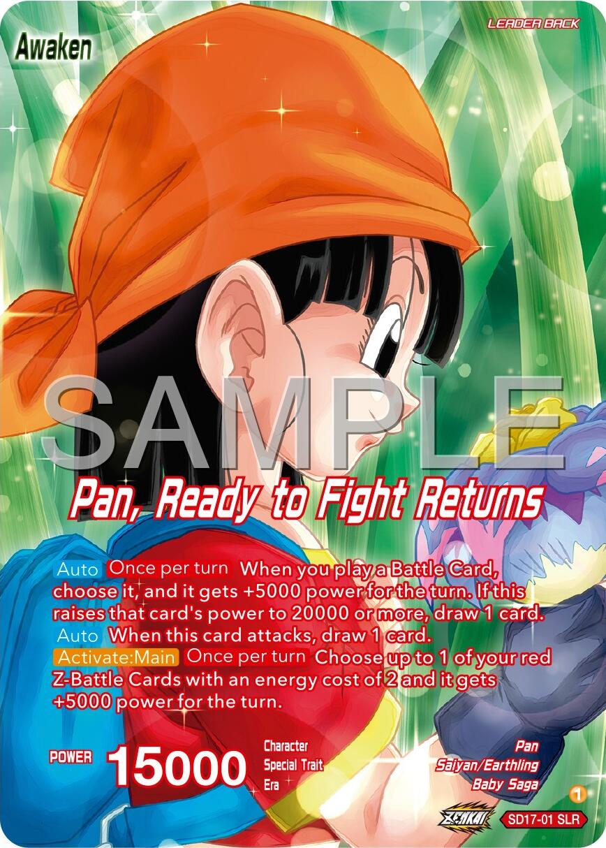 Pan // Pan, Ready to Fight Returns (SD17-01) [Premium 7th Anniversary Box 2024] | Mindsight Gaming