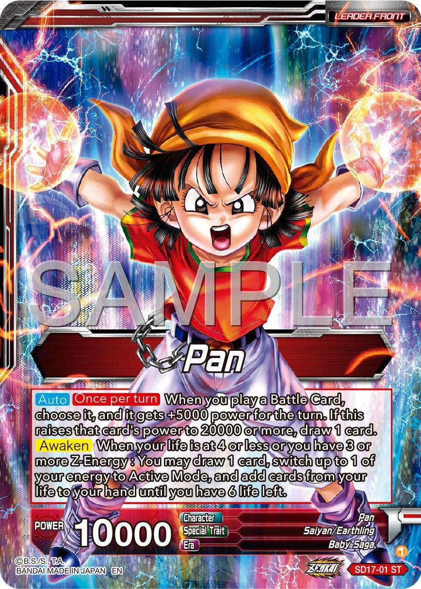 Pan // Pan, Ready to Fight Returns (SD17-01) [Premium 7th Anniversary Box 2024] | Mindsight Gaming