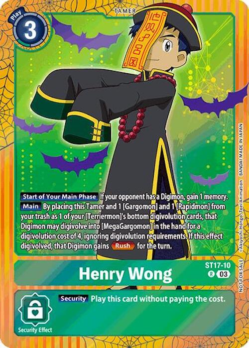 Henry Wong [ST17-10] (Halloween Event 2024) [Starter Deck: Double Typhoon Advanced Deck Set] | Mindsight Gaming