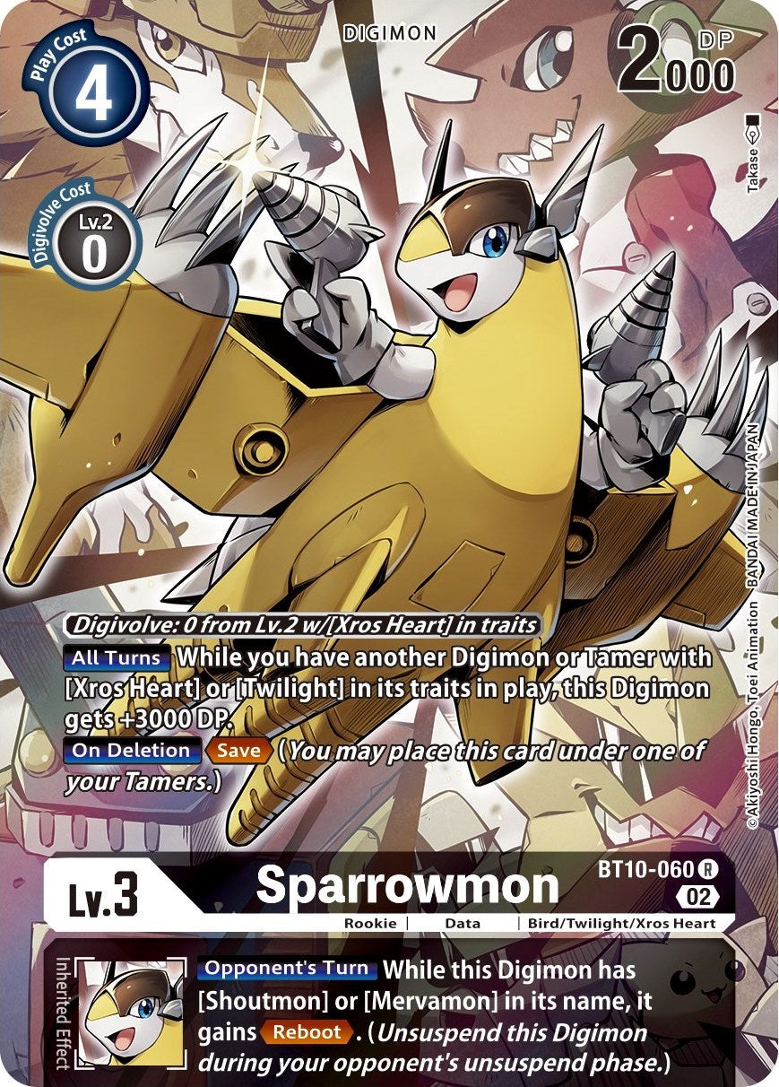 Sparrowmon [BT10-060] (Alternate Art) [Xros Encounter] | Mindsight Gaming