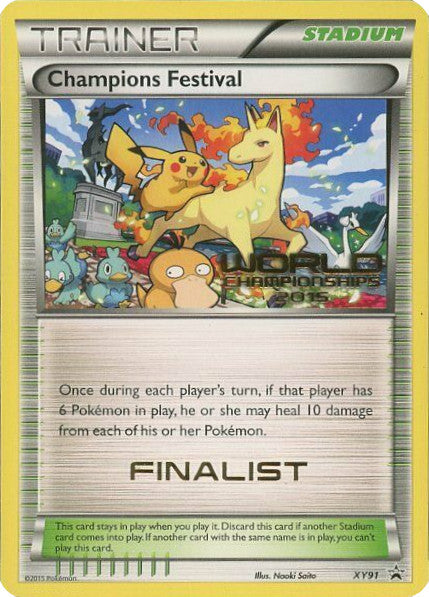 Champions Festival (XY91) (2015 Finalist) [XY: Black Star Promos] | Mindsight Gaming