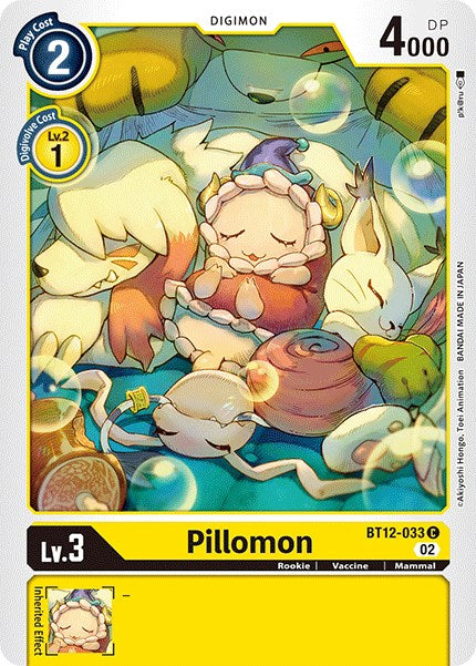 Pillomon [BT12-033] [Across Time] | Mindsight Gaming