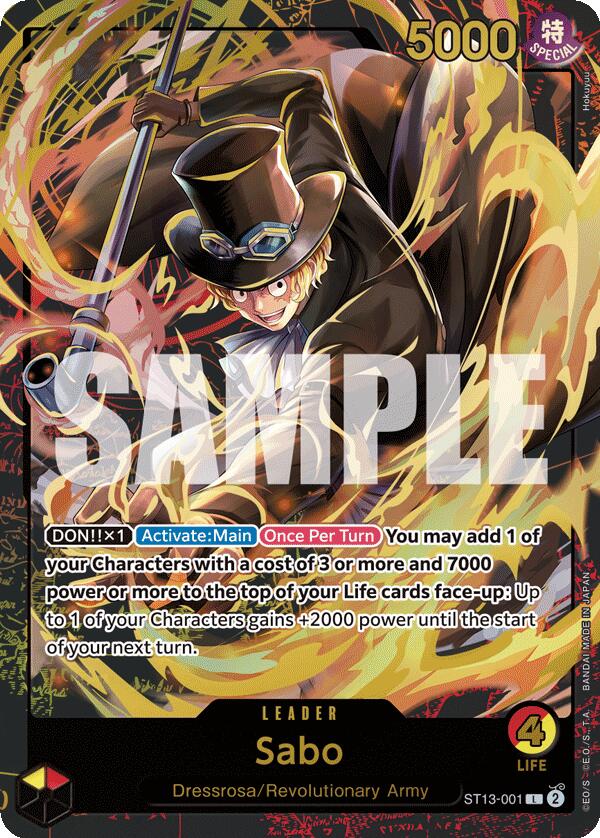 Sabo (Premium Card Collection -Leader Collection-) [One Piece Promotion Cards] | Mindsight Gaming