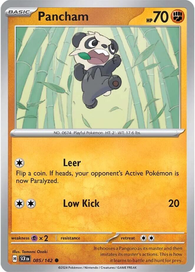 Pancham (085/142) [Scarlet & Violet: Stellar Crown] | Mindsight Gaming