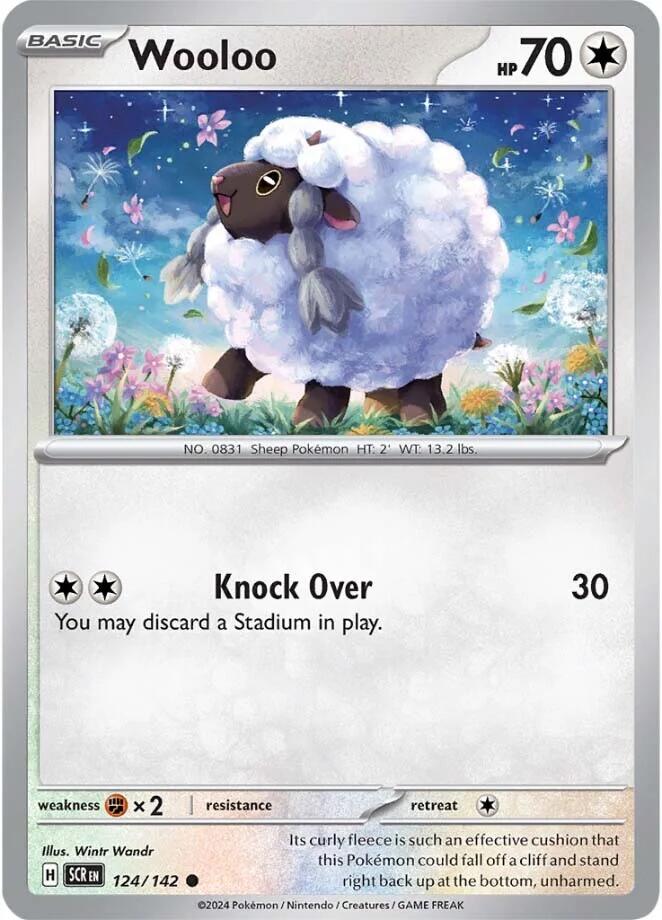 Wooloo (124/142) [Scarlet & Violet: Stellar Crown] | Mindsight Gaming