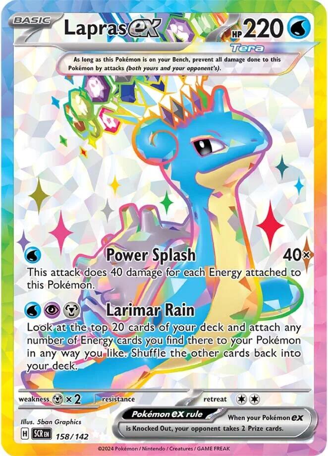 Lapras ex (158/142) [Scarlet & Violet: Stellar Crown] | Mindsight Gaming