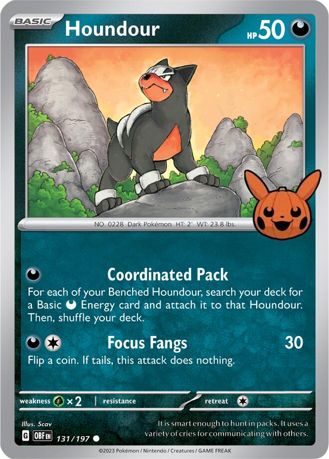 Houndour (131/197) [Trick or Trade 2024] | Mindsight Gaming