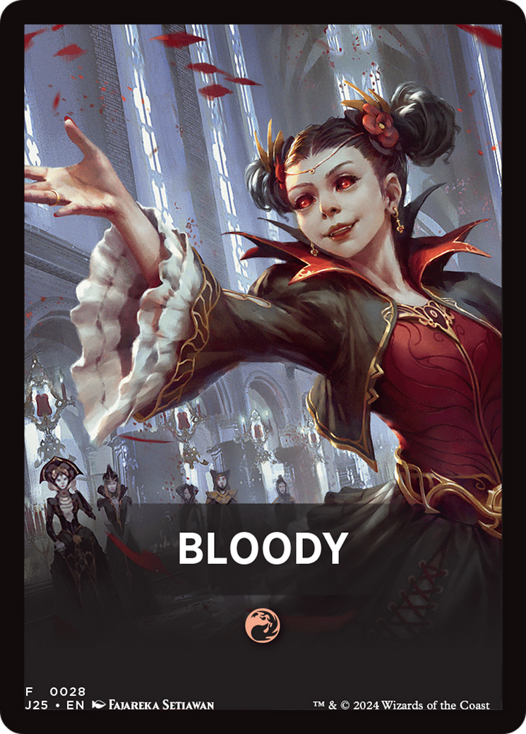 Bloody Theme Card [Foundations Jumpstart Front Cards] | Mindsight Gaming