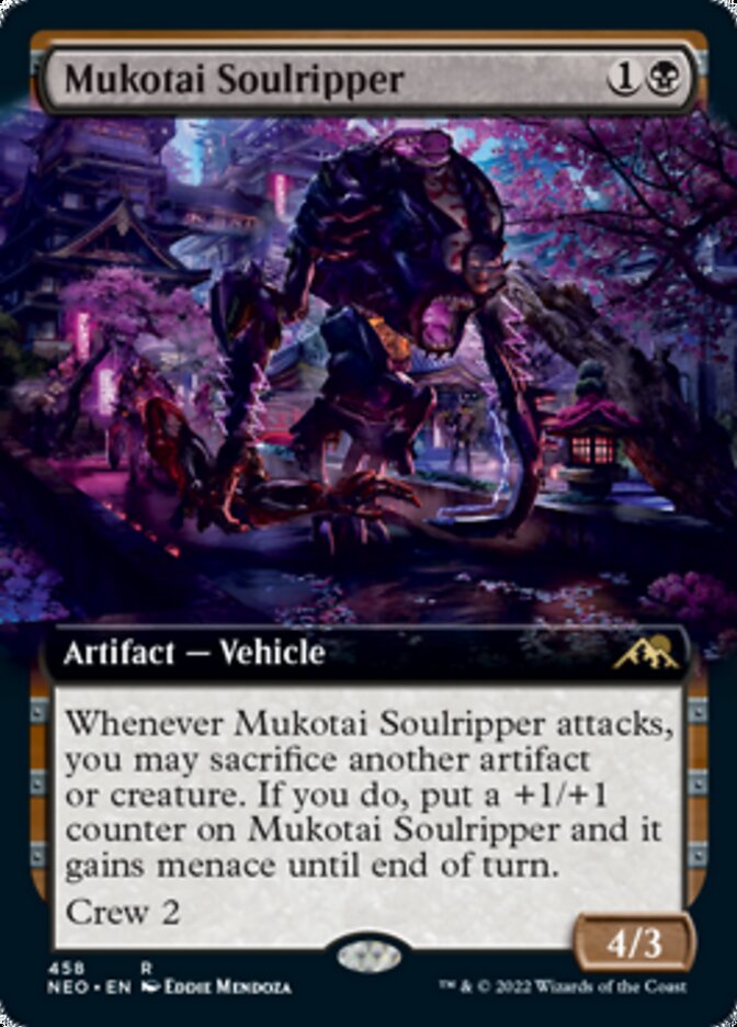 Mukotai Soulripper (Extended Art) [Kamigawa: Neon Dynasty] | Mindsight Gaming