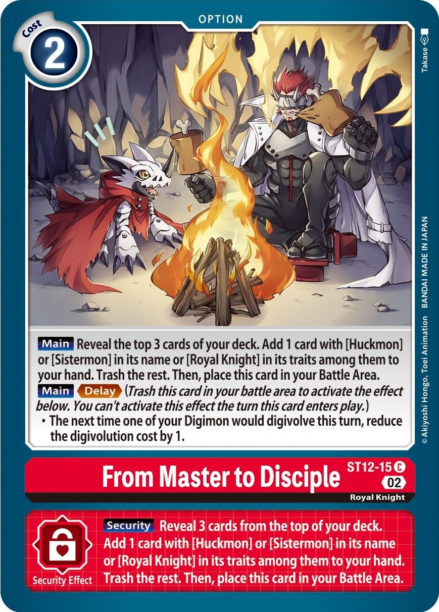 From Master to Disciple [ST12-15] [Starter Deck: Jesmon] | Mindsight Gaming