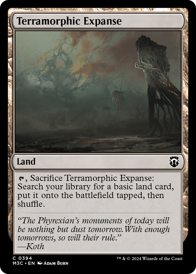 Terramorphic Expanse (Ripple Foil) [Modern Horizons 3 Commander] | Mindsight Gaming