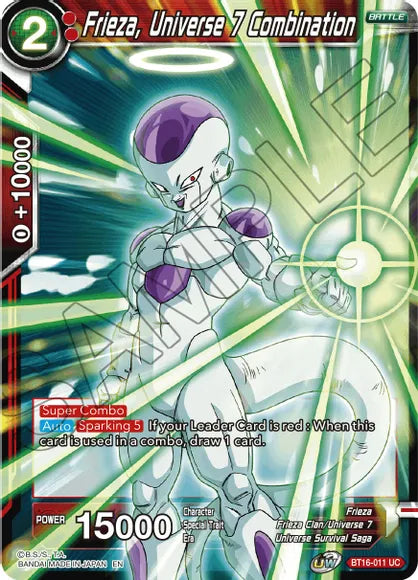 Frieza, Universe 7 Combination (BT16-011) [Realm of the Gods] | Mindsight Gaming