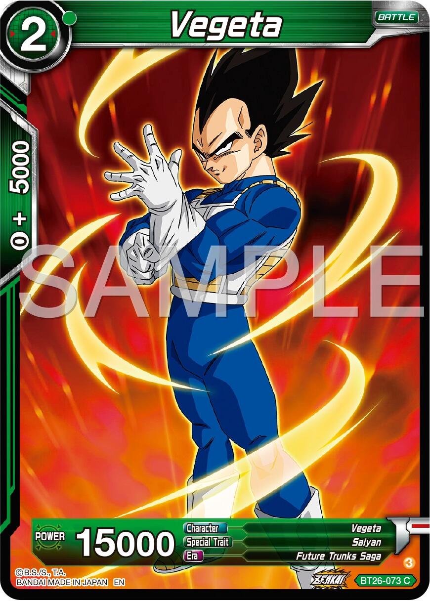 Vegeta (BT26-073) [Ultimate Advent] | Mindsight Gaming