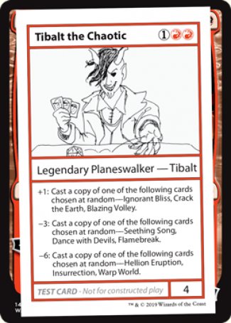 Tibalt the Chaotic (2021 Edition) [Mystery Booster Playtest Cards] | Mindsight Gaming