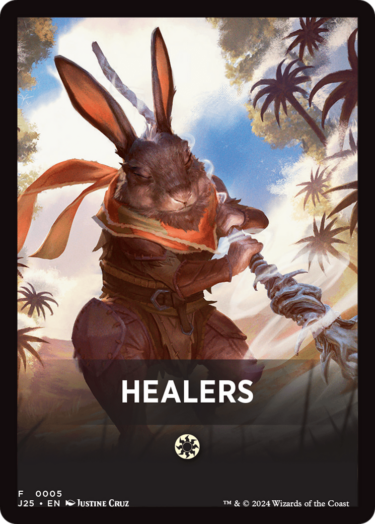 Healers Theme Card [Foundations Jumpstart Front Cards] | Mindsight Gaming