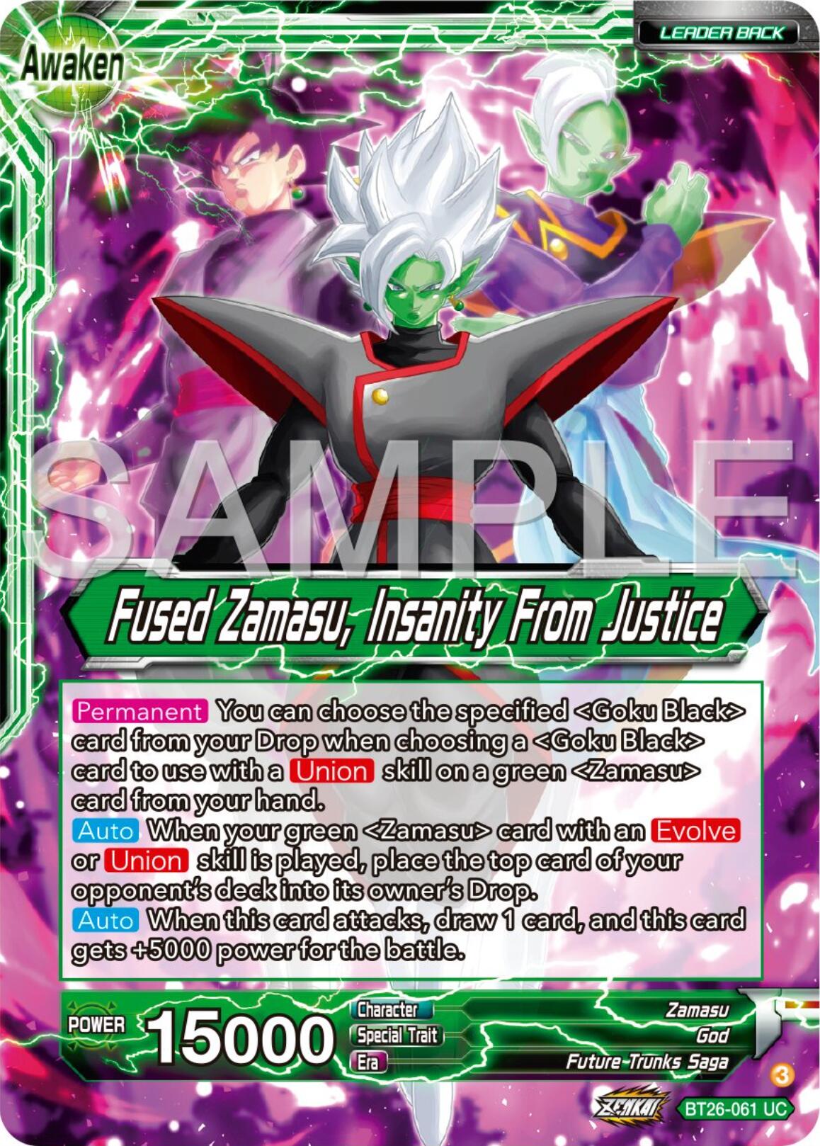 Zamasu // Fused Zamasu, Insanity From Justice (BT26-061) [Ultimate Advent] | Mindsight Gaming