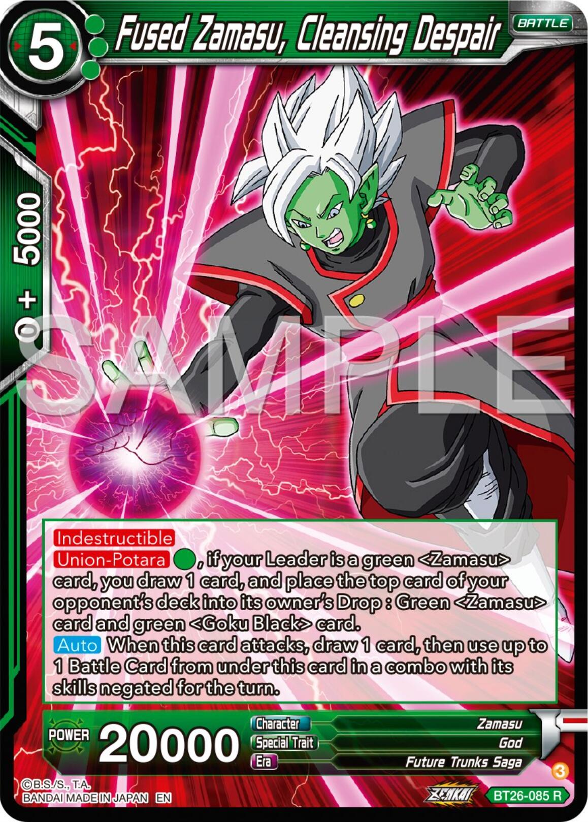 Fused Zamasu, Cleansing Despair (BT26-085) [Ultimate Advent] | Mindsight Gaming