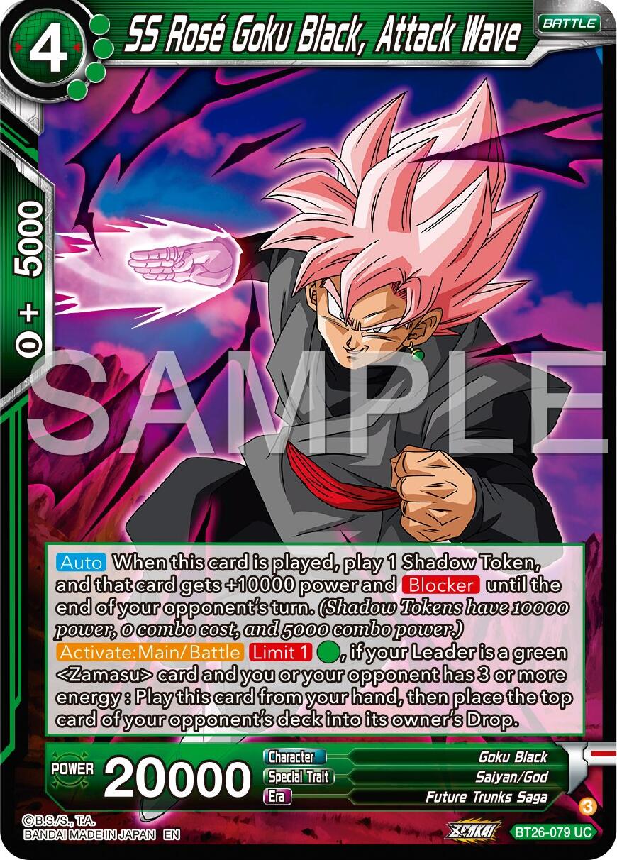 SS Rose Goku Black, Attack Wave (BT26-079) [Ultimate Advent] | Mindsight Gaming