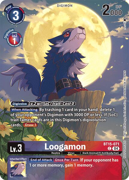 Loogamon [BT14-071] (Legend Pack 2024) [Blast Ace] | Mindsight Gaming