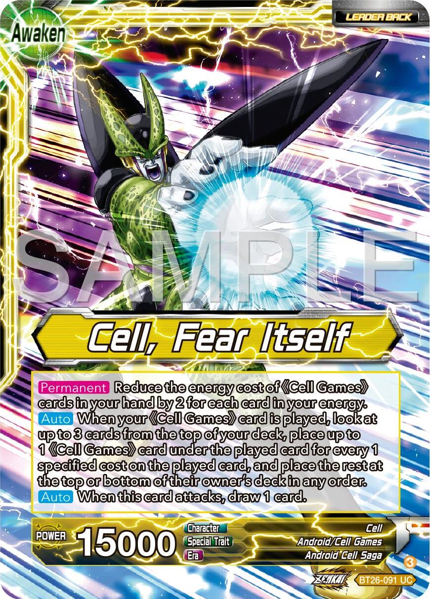 Cell // Cell, Fear Itself (BT26-091) [Ultimate Advent] | Mindsight Gaming