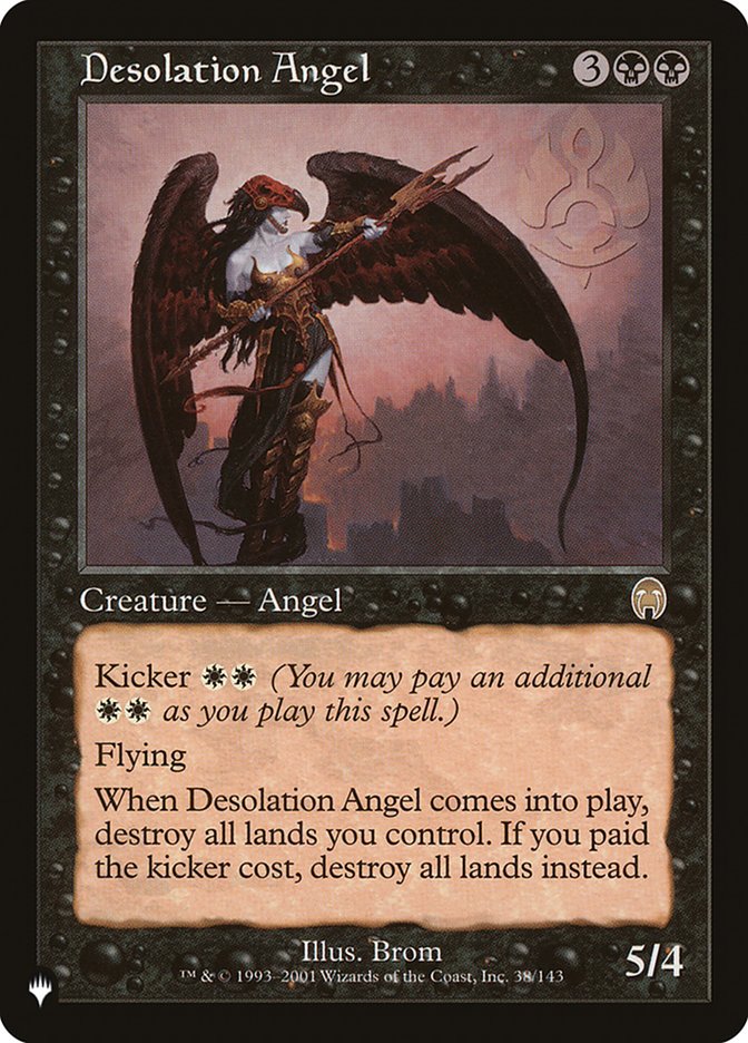 Desolation Angel [The List] | Mindsight Gaming