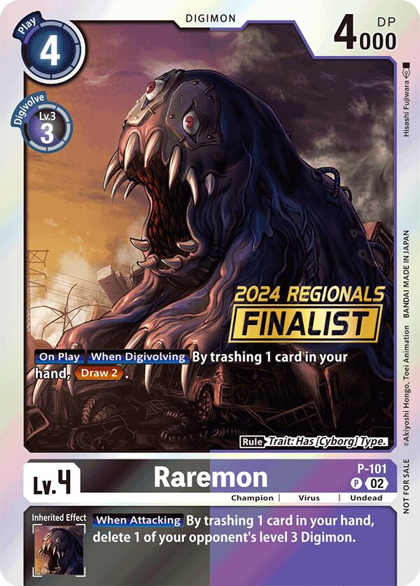 Raremon [P-101] - P-101 (2024 Regionals Finalist) [Promotional Cards] | Mindsight Gaming