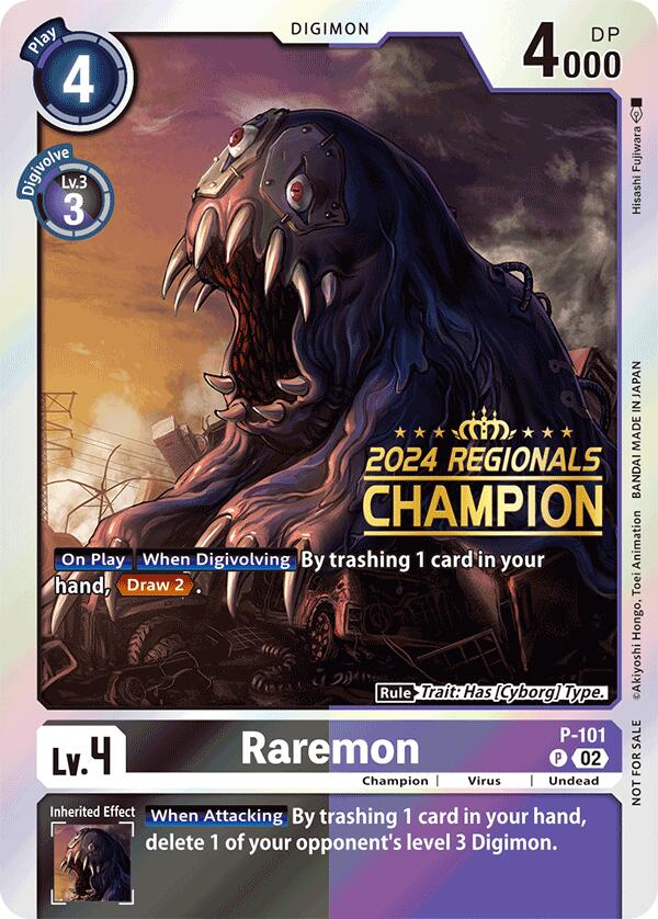 Raremon [P-101] - P-101 (2024 Regionals Champion) [Promotional Cards] | Mindsight Gaming