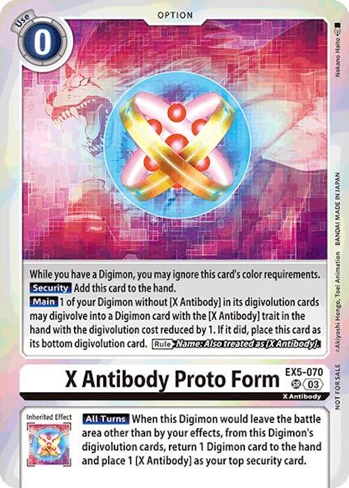 X Antibody Proto Form [EX5-070] (Event Pack 7) [Animal Colosseum] | Mindsight Gaming