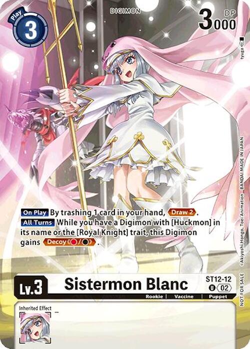 Sistermon Blanc [ST12-12] (Event Pack 7) [Starter Deck: Jesmon] | Mindsight Gaming