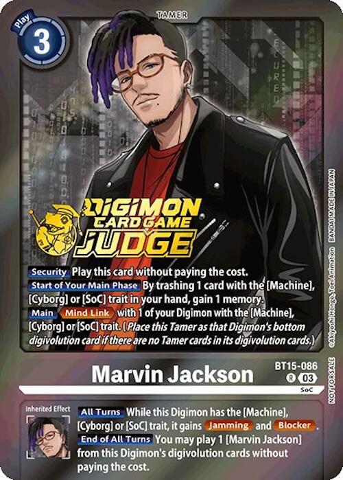 Marvin Jackson [BT15-086] (Judge Pack 6) [Exceed Apocalypse] | Mindsight Gaming