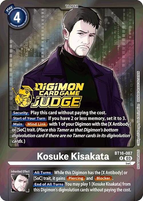 Kosuke Kisakata [BT16-087] (Judge Pack 6) [Beginning Observer] | Mindsight Gaming