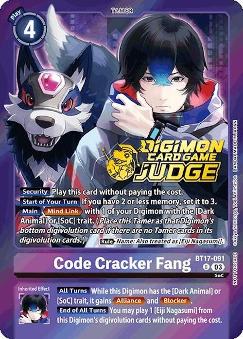 Code Cracker Fang [BT17-091] (Judge Pack 6) [Secret Crisis] | Mindsight Gaming