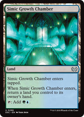 Simic Growth Chamber [Duskmourn: House of Horror Commander] | Mindsight Gaming