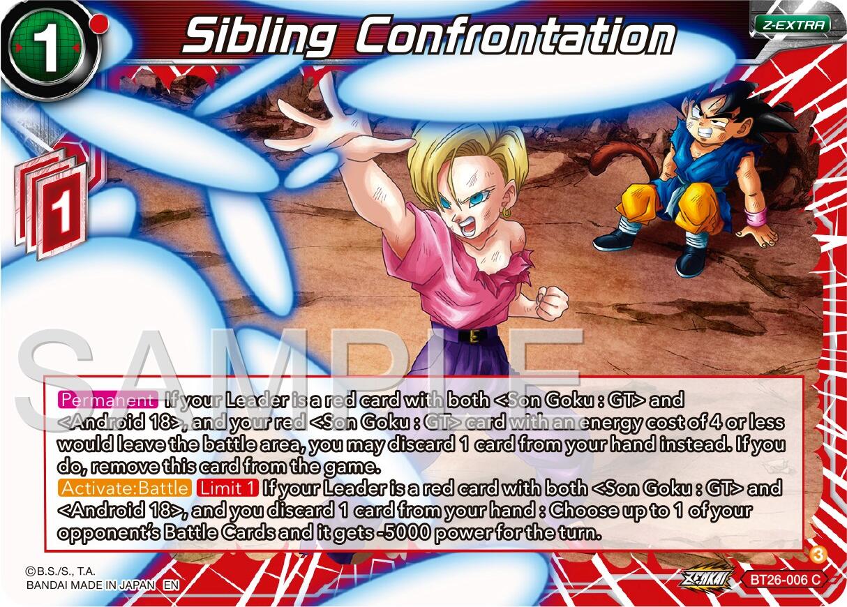 Sibling Confrontation (BT26-006) [Ultimate Advent] | Mindsight Gaming