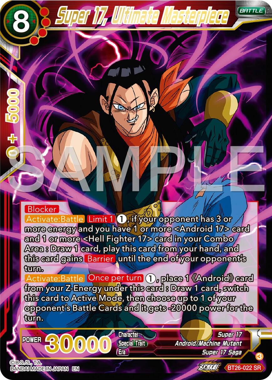 Super 17, Ultimate Masterpiece (BT26-022) [Ultimate Advent] | Mindsight Gaming