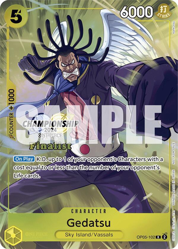 Gedatsu (Championship 2024 Finalist Card Set) [One Piece Promotion Cards] | Mindsight Gaming