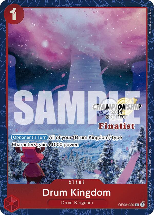 Drum Kingdom (Championship 2024 Finalist Card Set) [One Piece Promotion Cards] | Mindsight Gaming