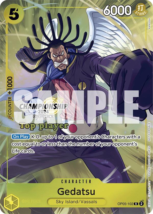 Gedatsu (Championship 2024 Top Player Pack) [One Piece Promotion Cards] | Mindsight Gaming