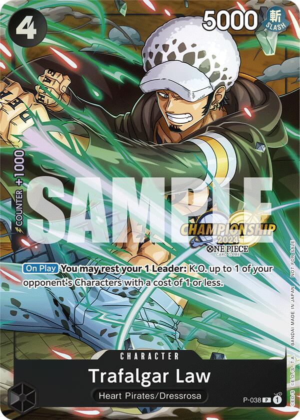 Trafalgar Law (P-038) (CS 2024 Event Pack) [One Piece Promotion Cards] | Mindsight Gaming