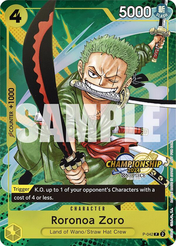 Roronoa Zoro (CS 2024 Event Pack) [One Piece Promotion Cards] | Mindsight Gaming