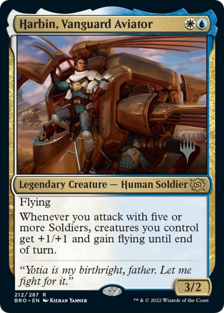 Harbin, Vanguard Aviator (Promo Pack) [The Brothers' War Promos] | Mindsight Gaming