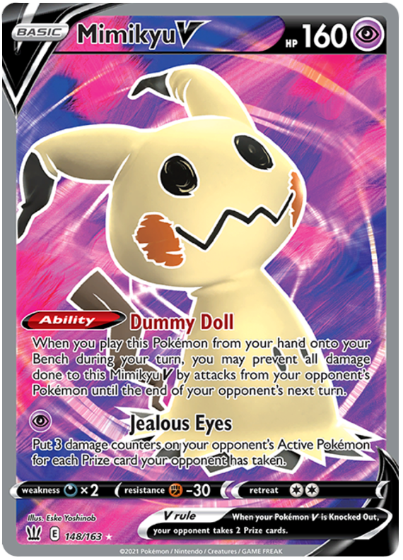 Mimikyu V (148/163) [Sword & Shield: Battle Styles] | Mindsight Gaming