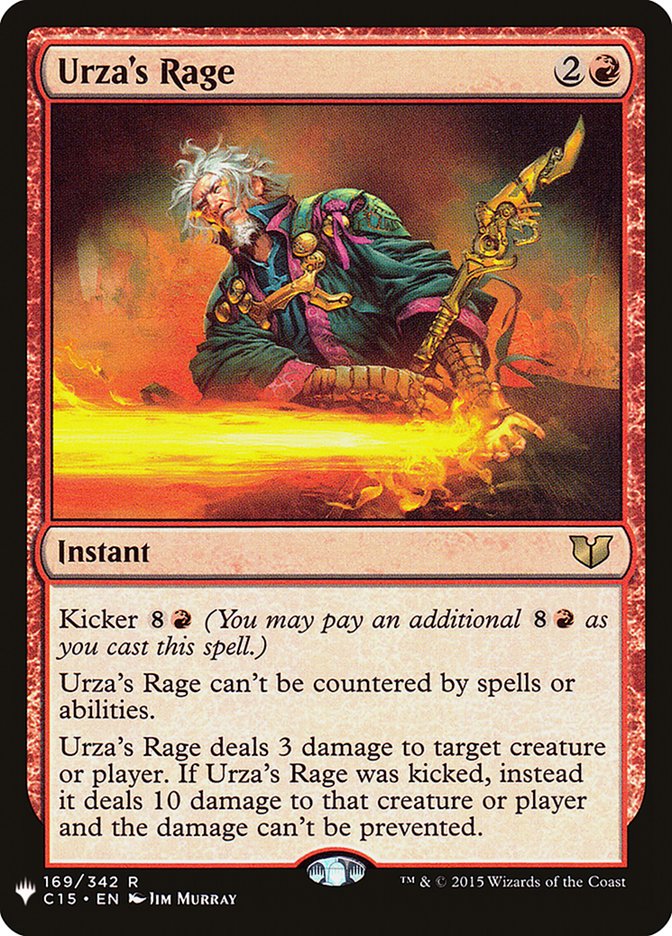 Urza's Rage [The List] | Mindsight Gaming