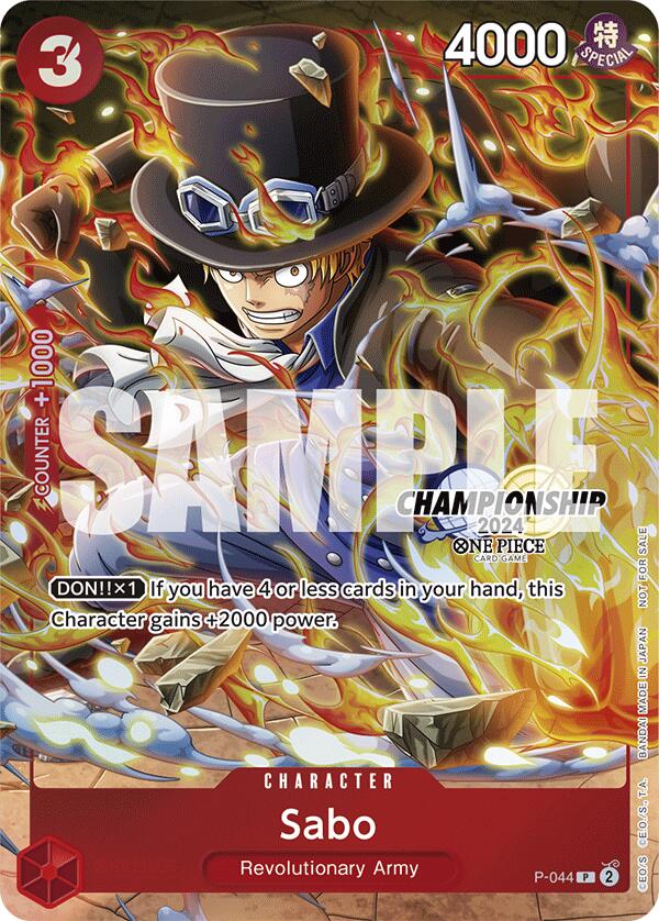 Sabo (CS 2024 Event Pack Finalist) [One Piece Promotion Cards] | Mindsight Gaming