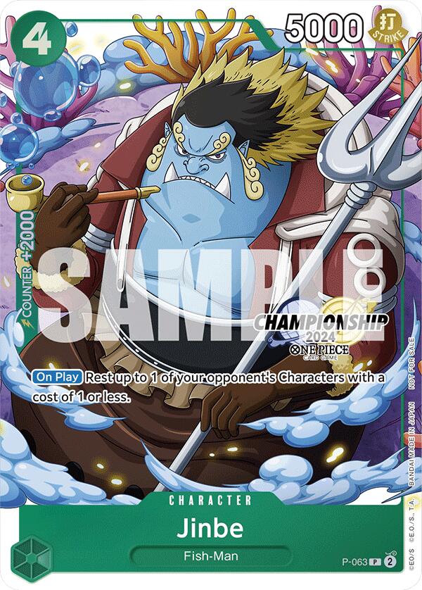 Jinbe (CS 2024 Event Pack Finalist) [One Piece Promotion Cards] | Mindsight Gaming